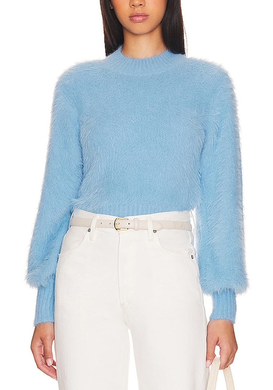 Minkpink Fluffy Blue Aria Sweater Size XS